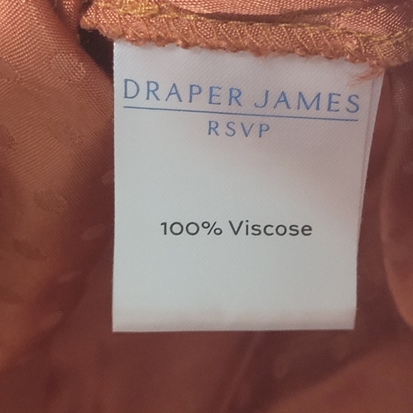 Draper James RSVP  Tie Neck Dot Jacquard Blouse Size L - Picture 11 of 12